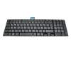 Clavier DE (allemand) noir/noir brillant original pour Toshiba Satellite C75D-A-10D