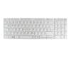 Clavier DE (allemand) blanc/blanc original pour Toshiba Satellite C55Dt-A