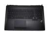 0KN0-P41UI12 original Pega clavier incl. topcase US (anglais) noir/noir avec rétro-éclairage
