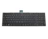 Clavier DE (allemand) noir/noir brillant original pour Toshiba Satellite L50T-A