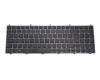 6-80-W6500-070-1 original Clevo clavier DE (allemand) noir/anthracite