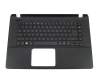 PK1316G1A09 original Acer clavier incl. topcase DE (allemand) noir/noir