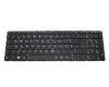 Clavier DE (allemand) noir avec rétro-éclairage original pour Toshiba Satellite S50-B1836