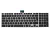 Clavier DE (allemand) noir/argent original pour Toshiba Satellite M50D-A-101