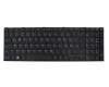 Clavier DE (allemand) noir/noir abattue original pour Toshiba Satellite C50-B0482