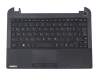 Clavier incl. topcase DE (allemand) noir/noir original pour Toshiba Satellite Pro NB10-A