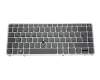 Clavier DE (allemand) noir/gris avec rétro-éclairage et mouse stick original pour HP EliteBook 750 G1