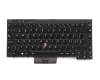 04X1380 original Lenovo clavier CH (suisse) noir/noir abattue avec rétro-éclairage et mouse stick