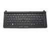 Clavier incl. topcase DE (allemand) noir/noir avec mouse stick original pour Acer Switch 12 (SW5-271)