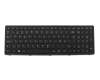 Clavier NO (norvégien) noir/noir abattue original pour Lenovo IdeaPad Flex 15 (80C5)