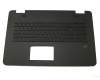 AEBK3G02010 original Quanta clavier incl. topcase DE (allemand) noir/noir avec rétro-éclairage