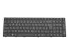 Clavier DE (allemand) noir/noir abattue pour Wortmann Terra Mobile 1513S (W950SU2)