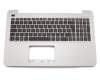 Clavier incl. topcase DE (allemand) noir/rosé original pour Asus VivoBook X556UQ-XO075T