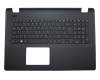 60.VA0N7.010 original Acer clavier incl. topcase DE (allemand) noir/noir