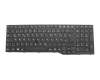 Clavier DE (allemand) noir/noir abattue avec mouse stick original pour Fujitsu LifeBook E556 (VFY:E5560M85DODE)