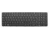 Clavier DE (allemand) noir/noir abattue original pour HP ProBook 650 G3 (Z2W47EA)