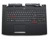 0KN0-EX1GE12 original Acer clavier incl. topcase DE (allemand) noir/noir avec rétro-éclairage