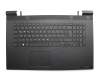 Clavier incl. topcase DE (allemand) noir/noir original pour Toshiba Satellite Pro C70-C-1G8