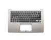 Clavier incl. topcase DE (allemand) noir/argent original pour Asus ZenBook UX303UA