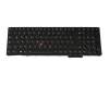 Clavier DE (allemand) noir/noir abattue avec rétro-éclairage et mouse stick original pour Lenovo ThinkPad Yoga 15 (20DR)