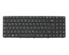 Clavier DE (allemand) noir/noir abattue original pour Lenovo B50-50 (80S2000QGE)