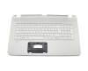 757411-041 original HP clavier incl. topcase DE (allemand) blanc/argent