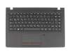 Clavier incl. topcase DE (allemand) noir/noir original pour Lenovo E31-70 (80KC/80KW/80KX)