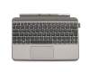 Clavier incl. topcase DE (allemand) noir/gris original pour Asus Transformer Mini T102HA