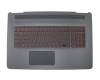 SG-80750-XDA original HP clavier incl. topcase DE (allemand) noir/noir avec rétro-éclairage