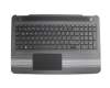 Clavier incl. topcase DE (allemand) noir/noir original pour HP Pavilion 15-au100