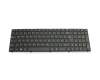 Clavier DE (allemand) noir/noir abattue original pour Medion Akoya P7653 (D17KJR)