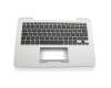 0knb0-1128ge00 original Asus clavier incl. topcase DE (allemand) noir/argent