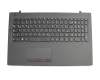 Clavier incl. topcase DE (allemand) noir/noir original pour Lenovo V110-15ISK (80TL01B2GE)