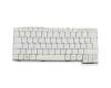 Clavier DE (allemand) blanc original pour Fujitsu Celsius H710 (WXG11DE)