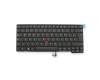 Clavier DE (allemand) noir/noir abattue avec mouse stick original pour Lenovo ThinkPad L470 (20J4/20J5)