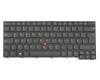 Clavier DE (allemand) noir/noir abattue avec mouse stick original pour Lenovo ThinkPad E470 (20H1/20H2)