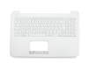 Clavier incl. topcase DE (allemand) noir/blanc original pour Asus VivoBook X556UQ-DM1269T