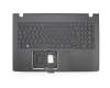 Clavier incl. topcase DE (allemand) noir/noir original pour Acer Aspire E5-575-57NR