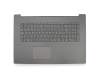 Clavier incl. topcase DE (allemand) gris/gris original pour Lenovo IdeaPad 320-17AST (80XW0016GE)