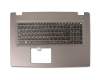 6B.G50N1.008 original Acer clavier incl. topcase DE (allemand) noir/gris avec rétro-éclairage