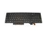 01ER582 original Lenovo clavier US (anglais) noir/noir avec rétro-éclairage et mouse stick