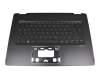 0KN0-F51GE11 original Acer clavier incl. topcase DE (allemand) noir/noir avec rétro-éclairage