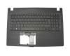 Clavier incl. topcase DE (allemand) noir/noir original pour Acer Aspire 3 (A315-51)