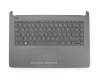 Clavier incl. topcase DE (allemand) noir/noir wave original pour HP 14-bs013ng (2PX90EA)