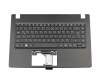 Clavier incl. topcase DE (allemand) noir/noir original pour Acer Aspire 1 (A114-31)