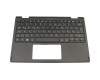 Clavier incl. topcase DE (allemand) noir/noir original pour Acer TravelMate Spin B1 (B118-RN)