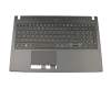 TM-03306-001 original Acer clavier incl. topcase DE (allemand) noir/noir avec rétro-éclairage