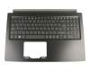 Clavier incl. topcase DE (allemand) noir/noir original pour Acer Aspire 5 (A515-51)