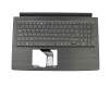 Clavier incl. topcase DE (allemand) noir/noir original pour Acer Aspire 3 (A315-41)