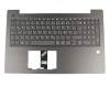 Clavier incl. topcase DE (allemand) gris/gris original pour Lenovo V330-15IKB (81AX001HMZ)